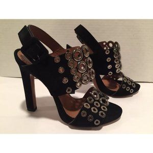 Alaia Grommet Sandals